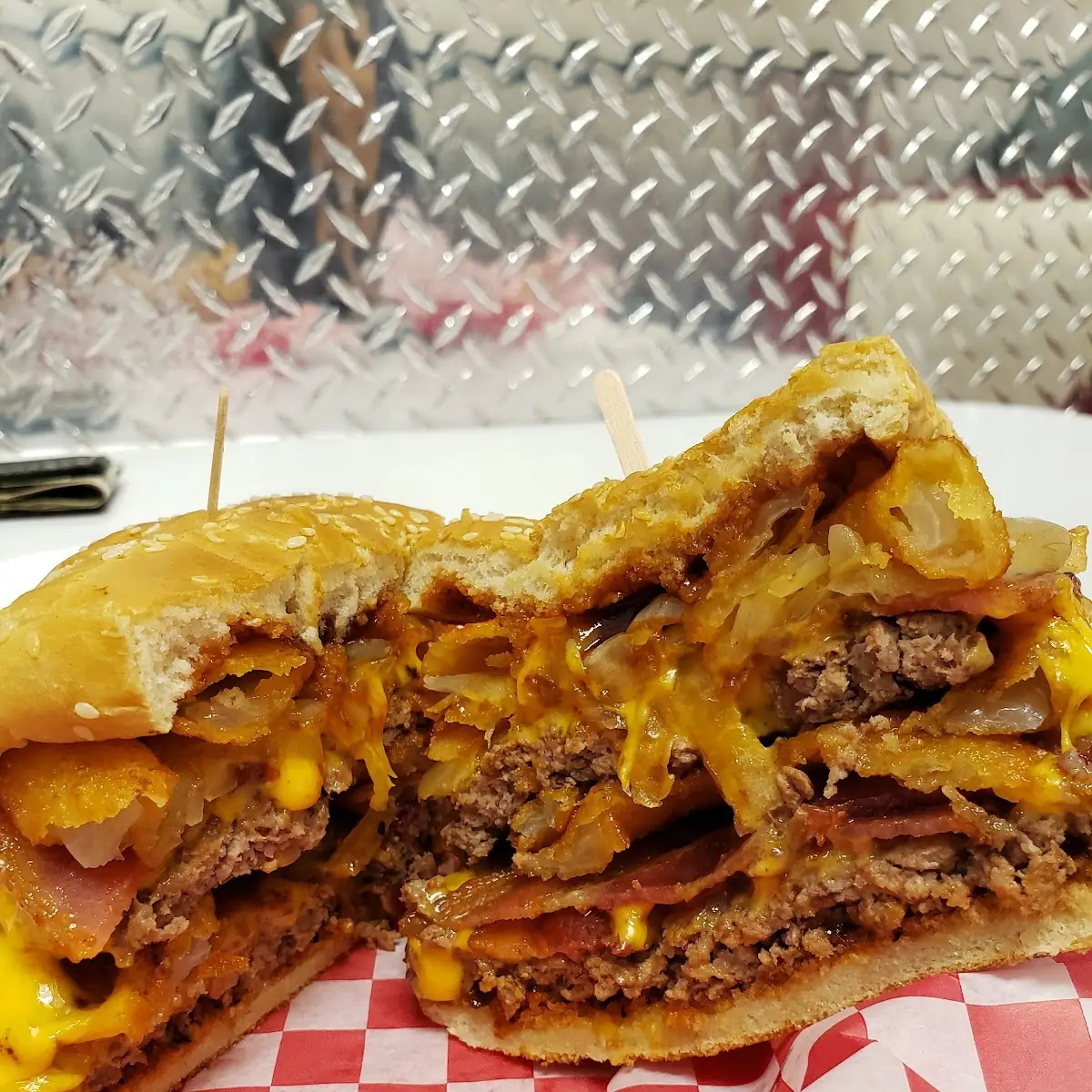 Double Decker Western Burger