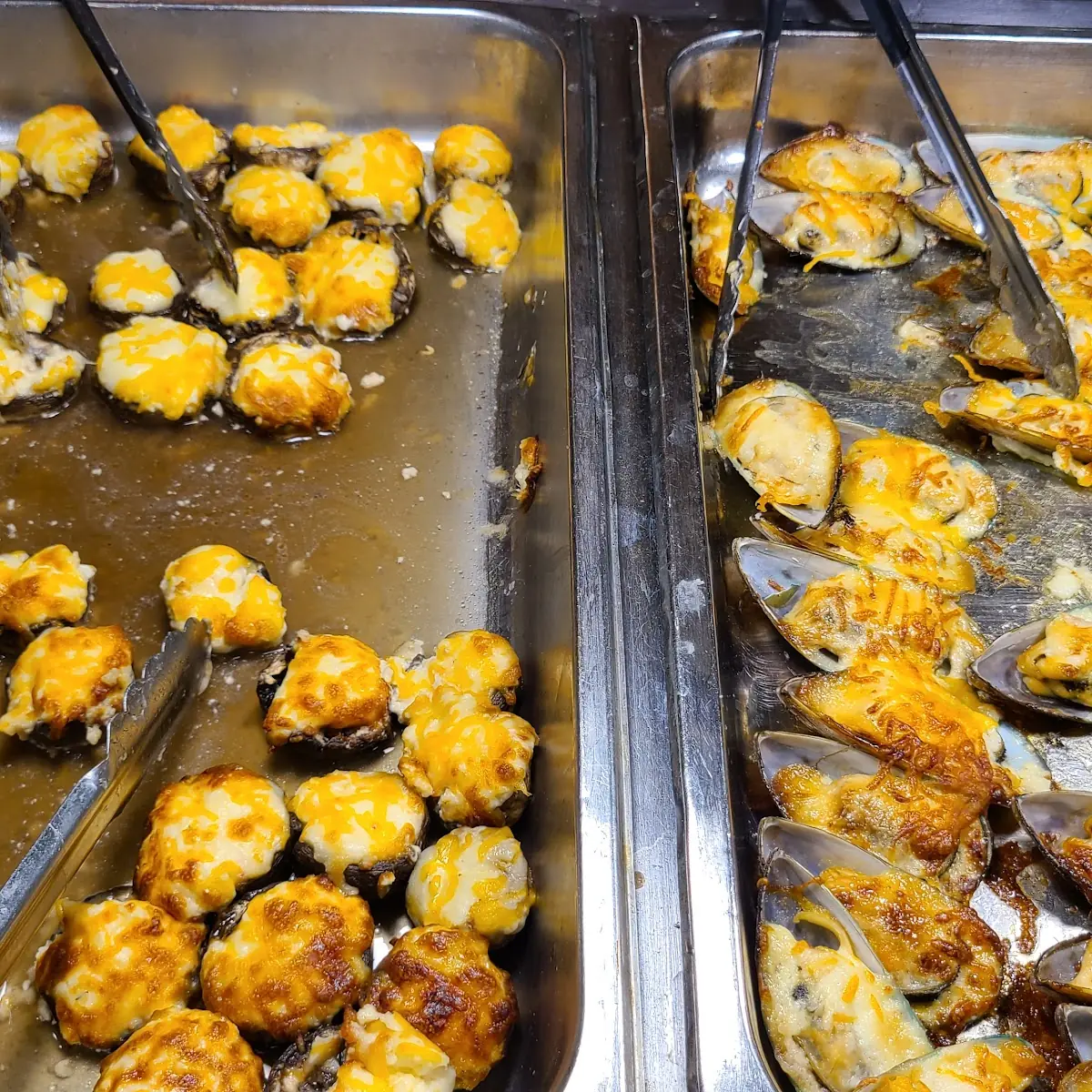 Stuffed Mushrooms & Clams