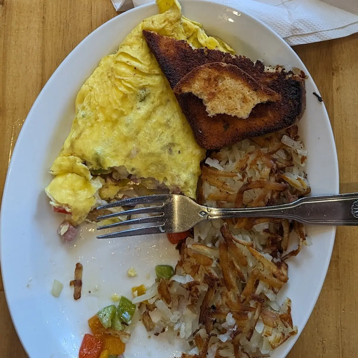 Dolphin Taco Omelette