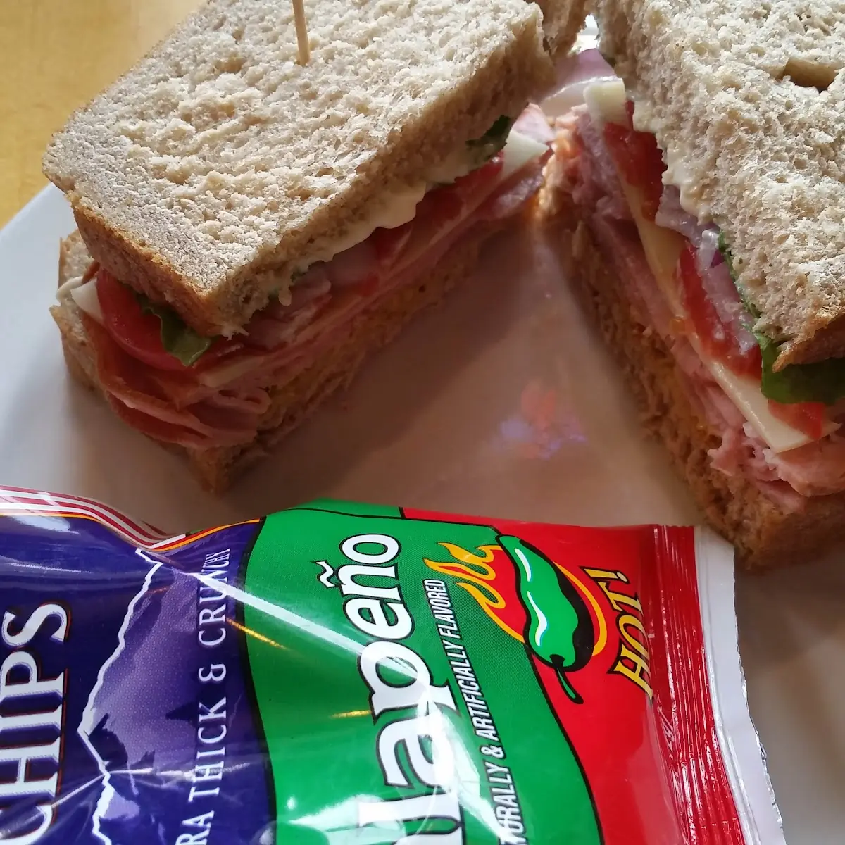 Ham and Swiss Sandwich