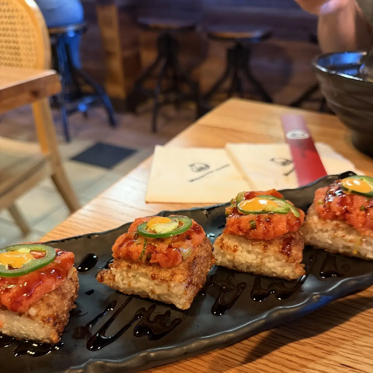 Spicy Tuna over Crispy Rice 4pcs