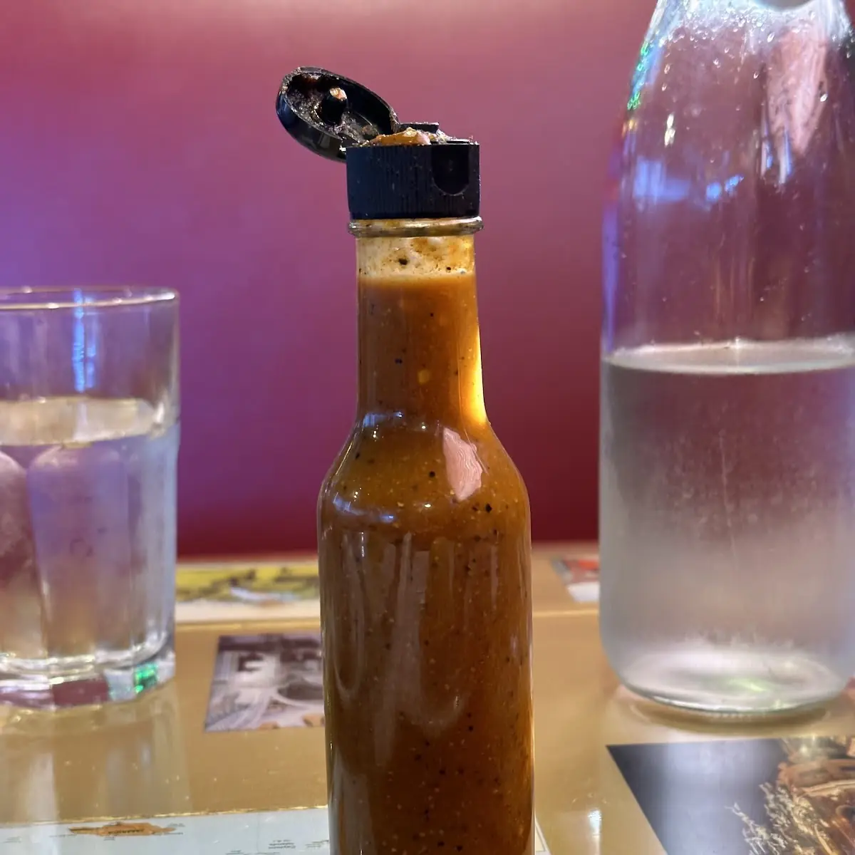 Hot sauce bottle