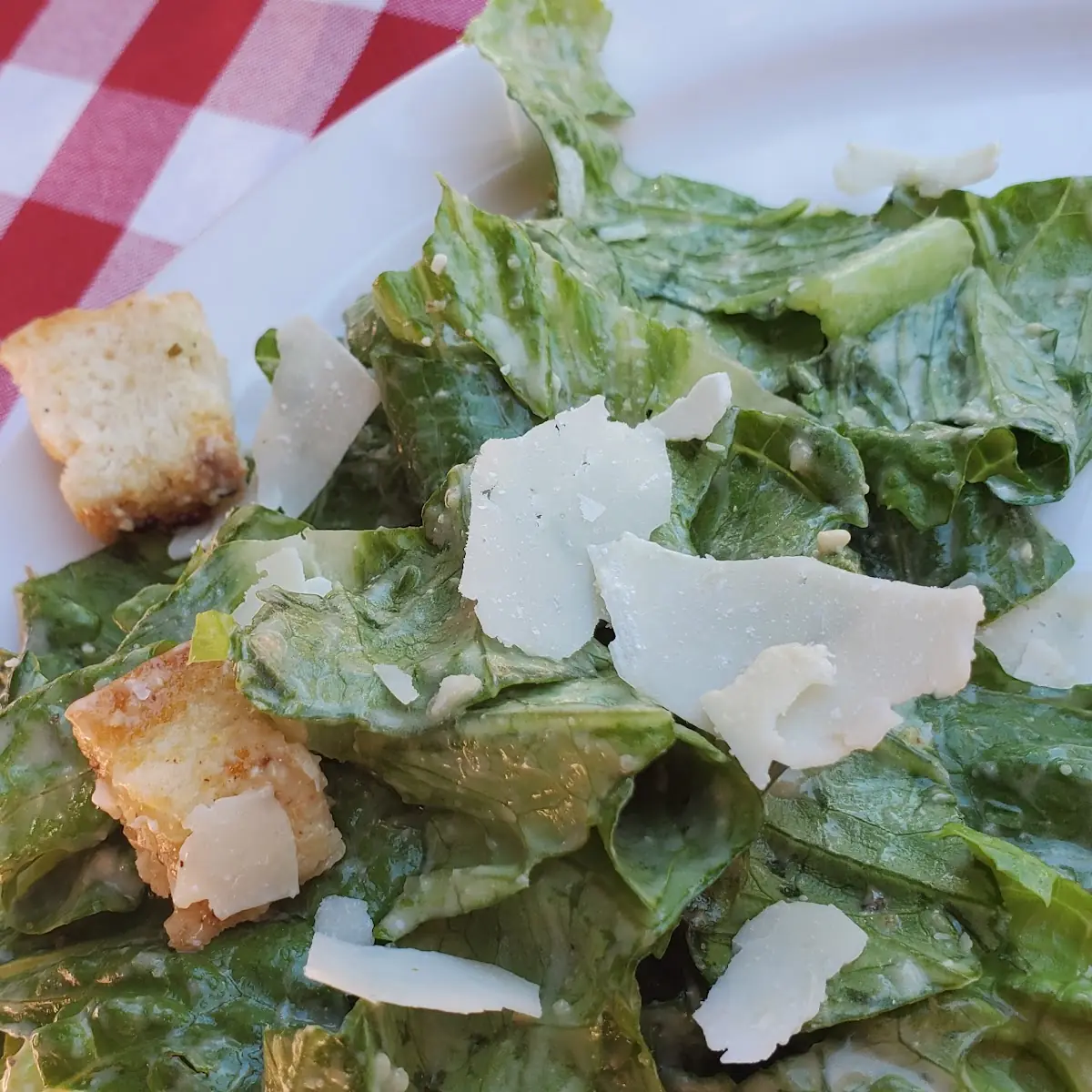 Caesar Salad Small Was More Than Enough for Two