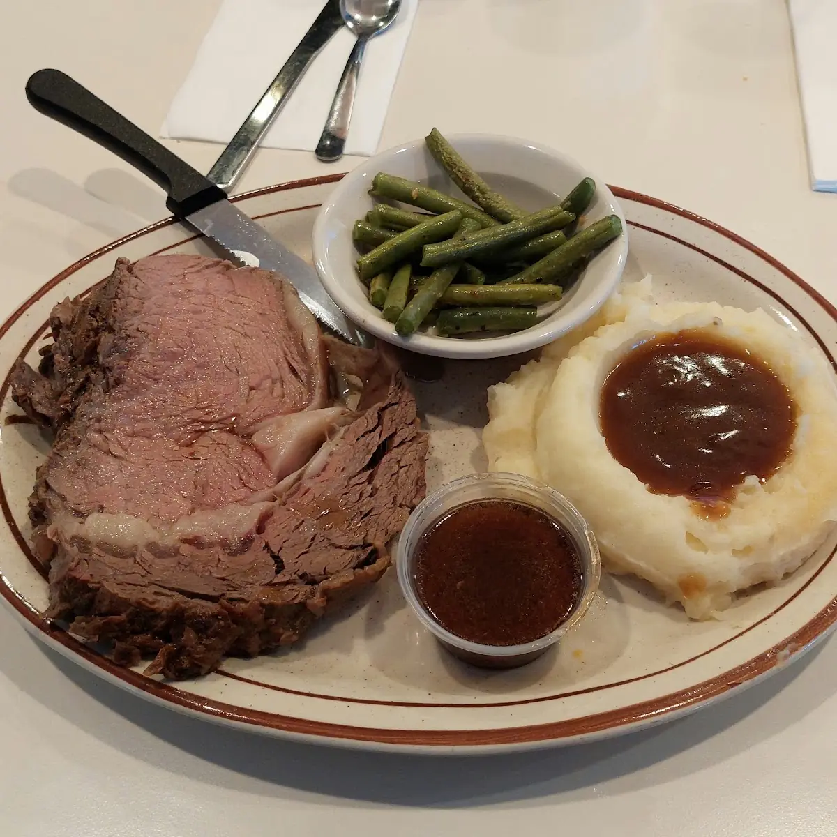 Prime Rib Dinner Special