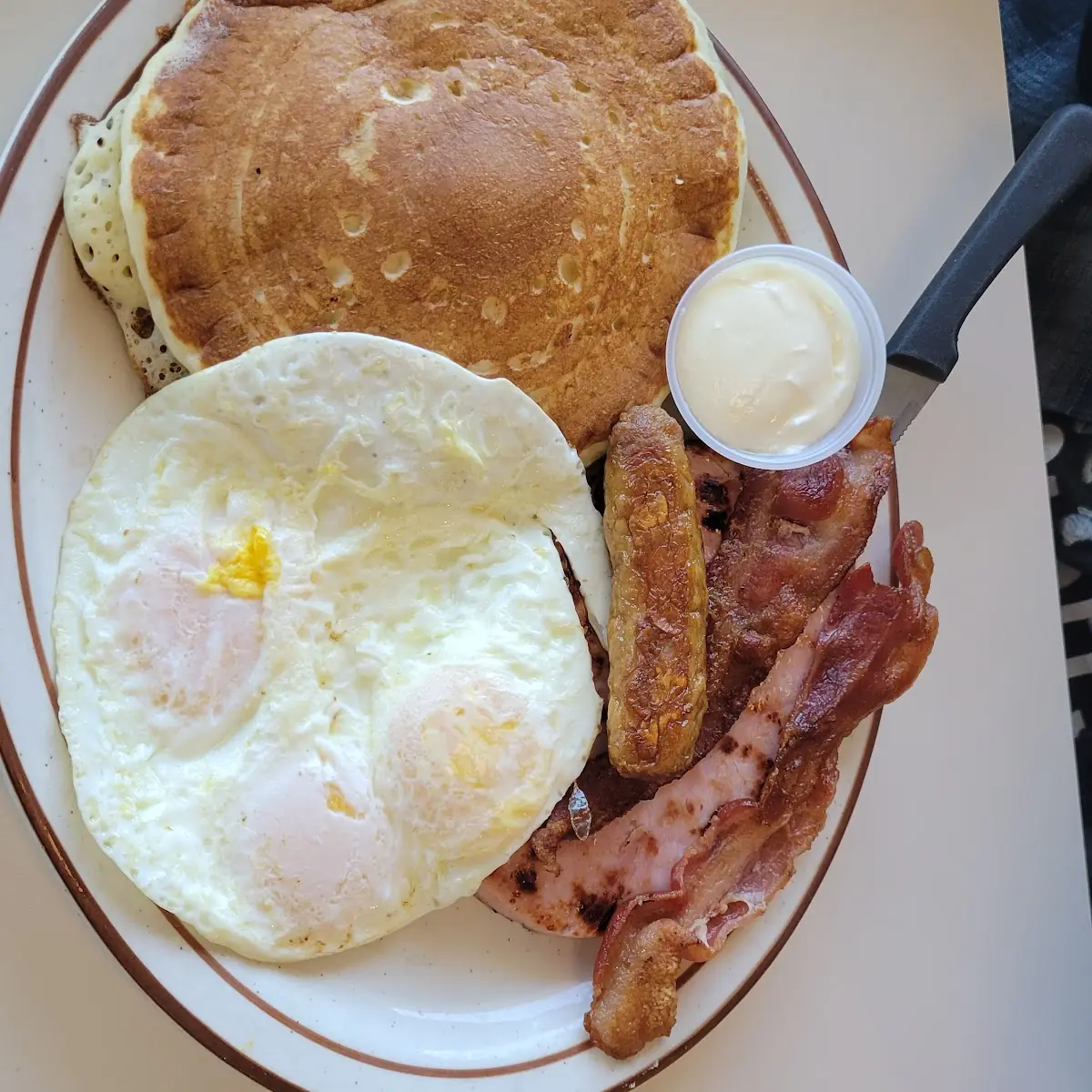 Two Pancakes & Two Eggs