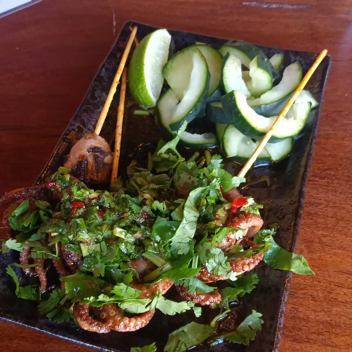 Grilled Octopus Skewers