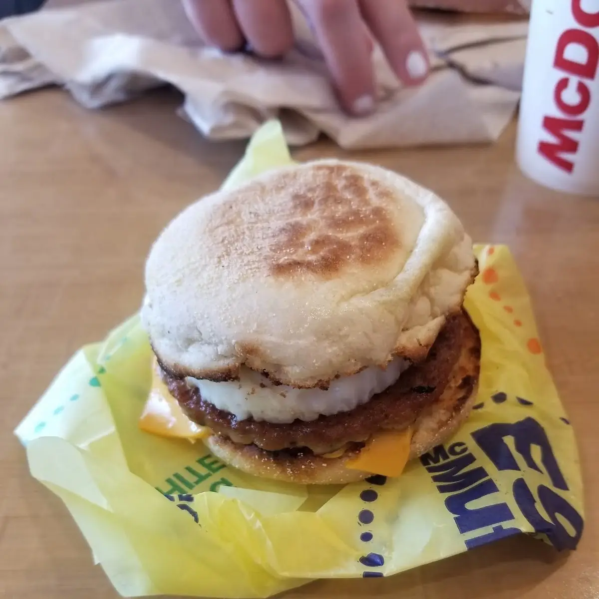 Sausage Egg and Cheese Muffin