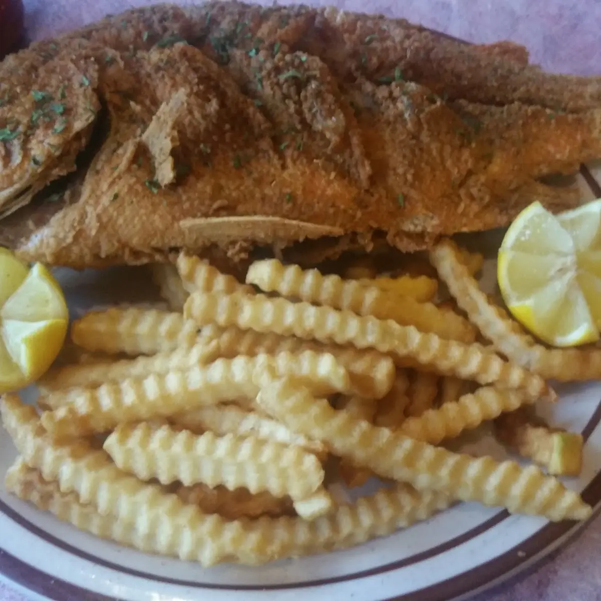 Fried Red Snapper