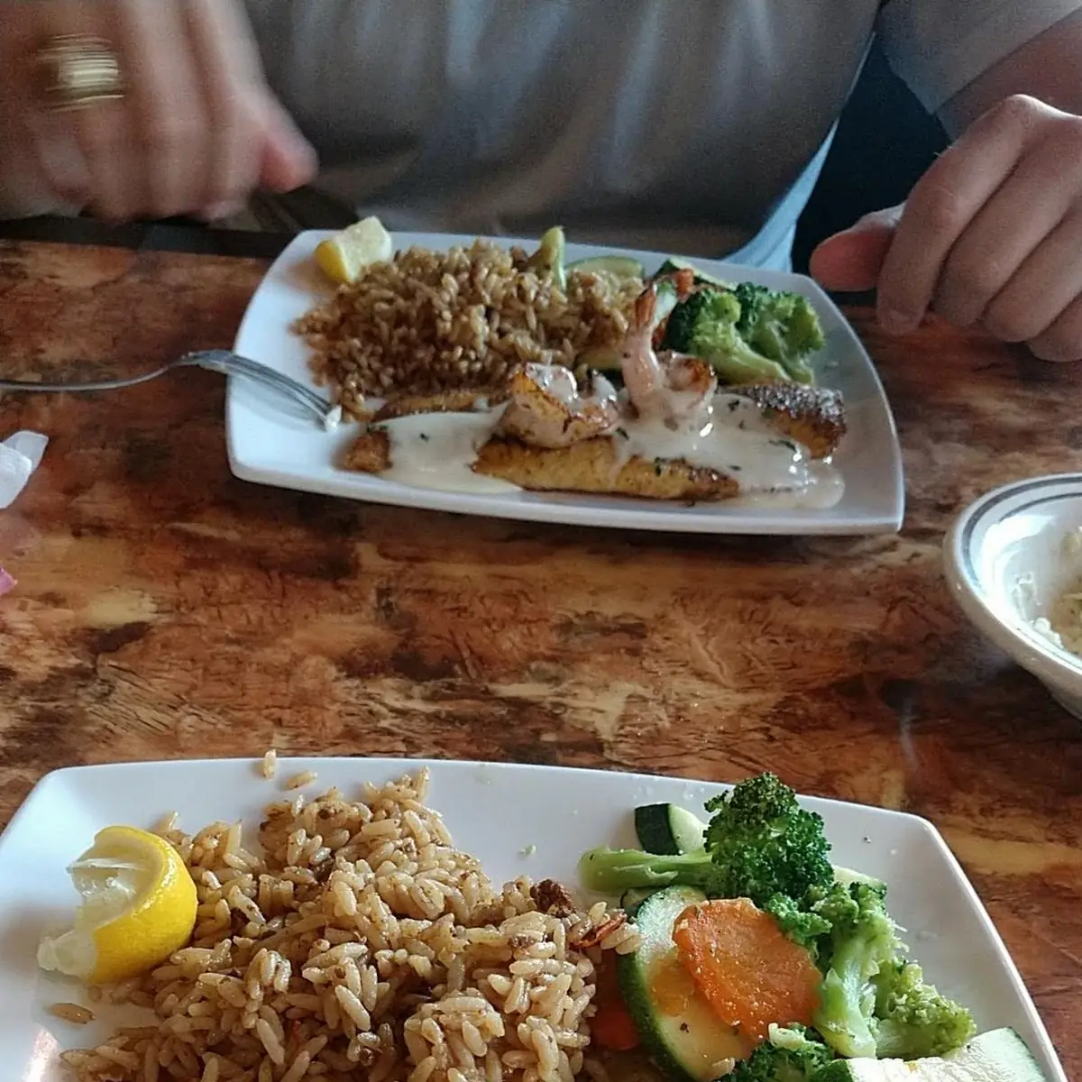 Grilled Snapper with Dirty Rice