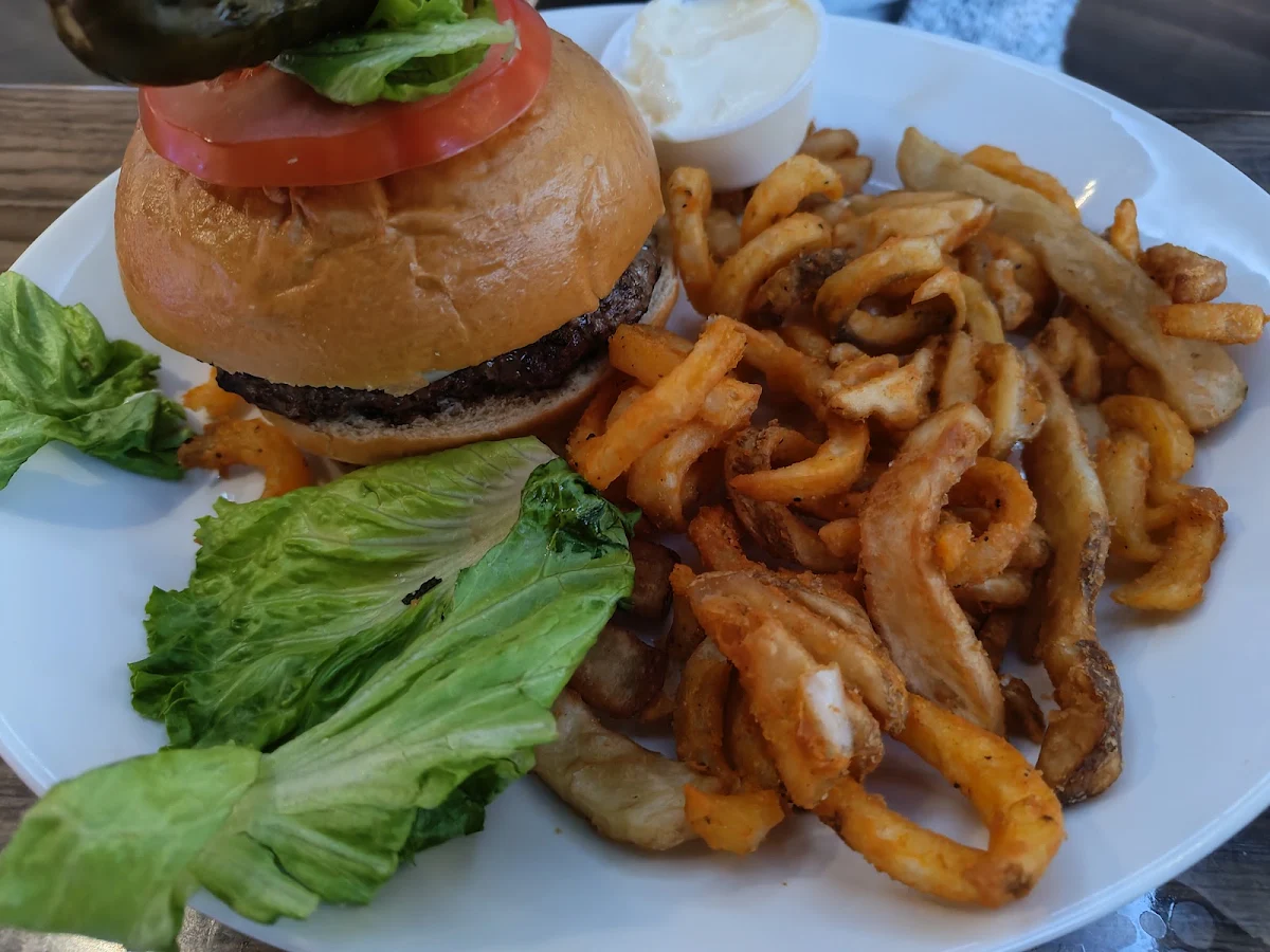 Ultimate Cheese Burger with Fries