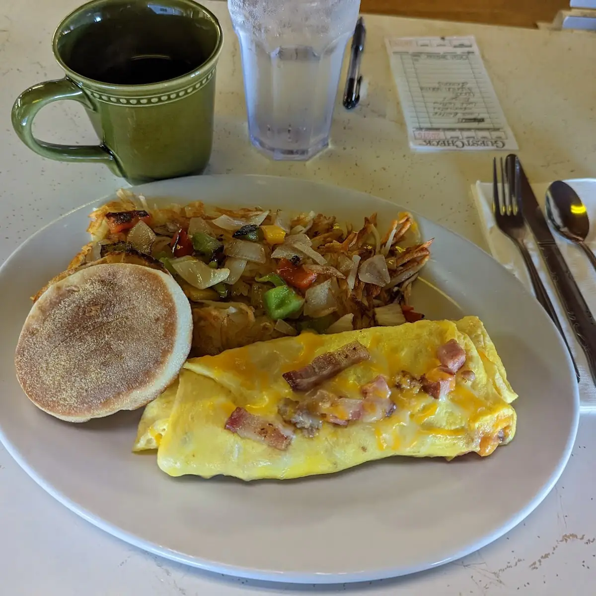 Ham and Cheese Omelette