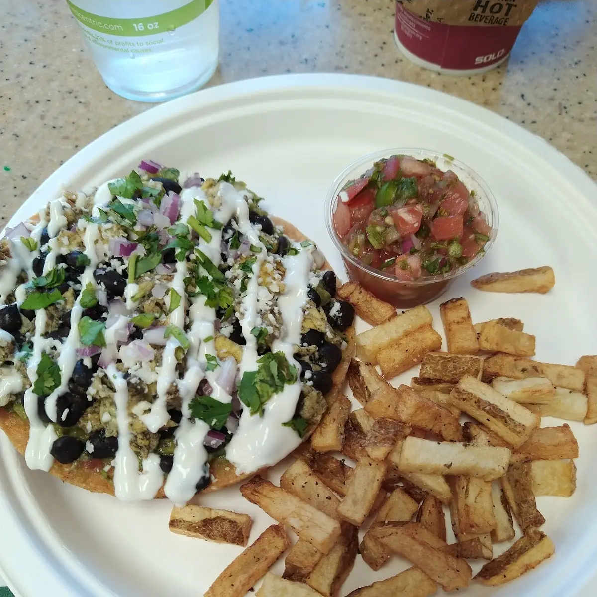 Black Bean Tostada