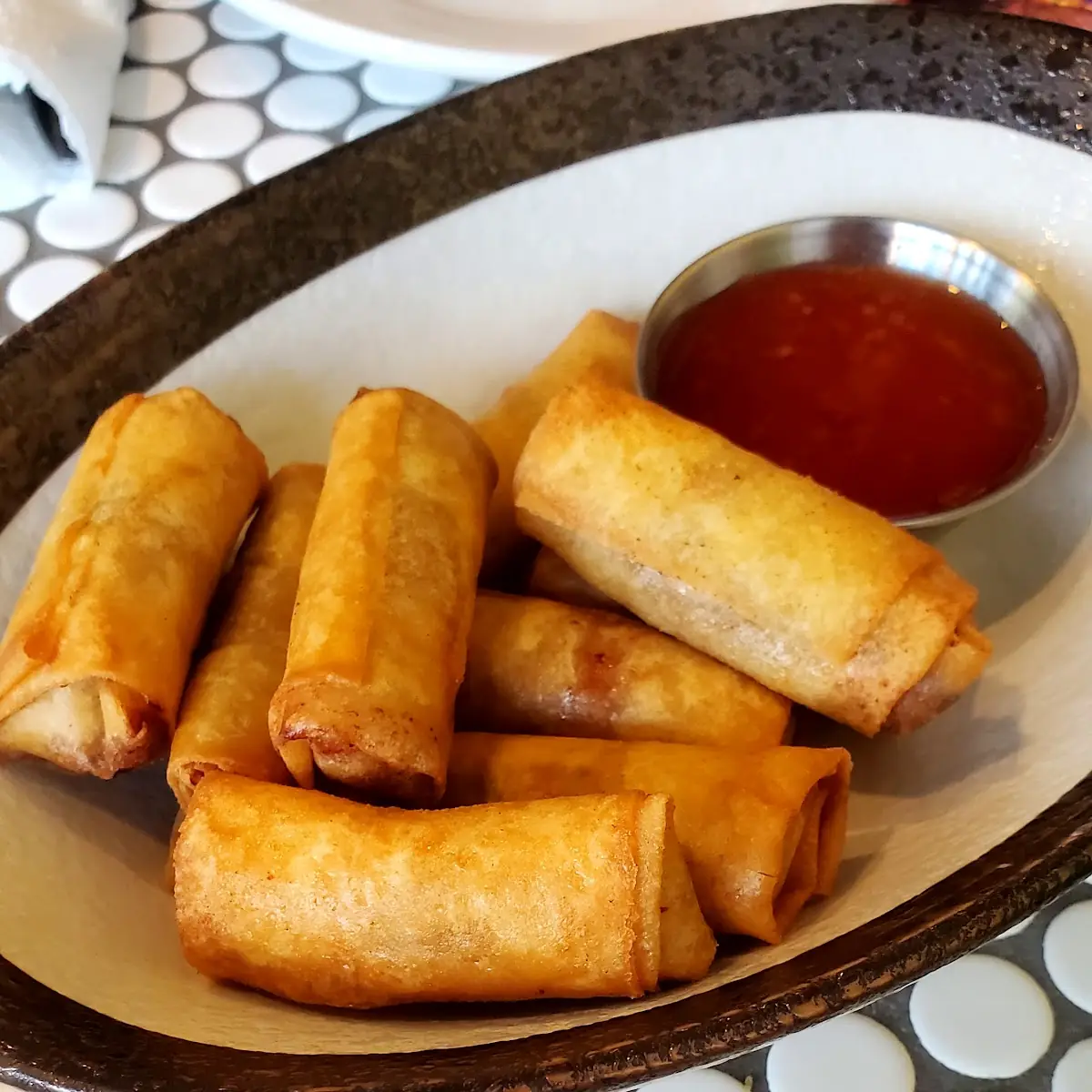 2pcs Smoked Pork Egg Rolls
