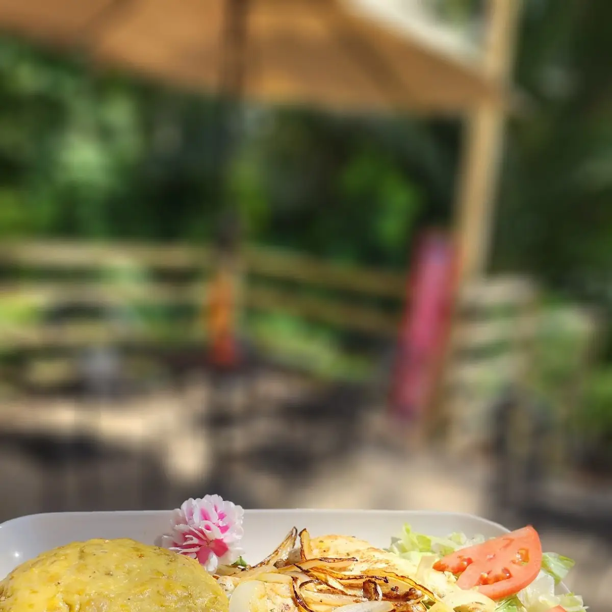 Mofongo Y Pechuga A la Plancha