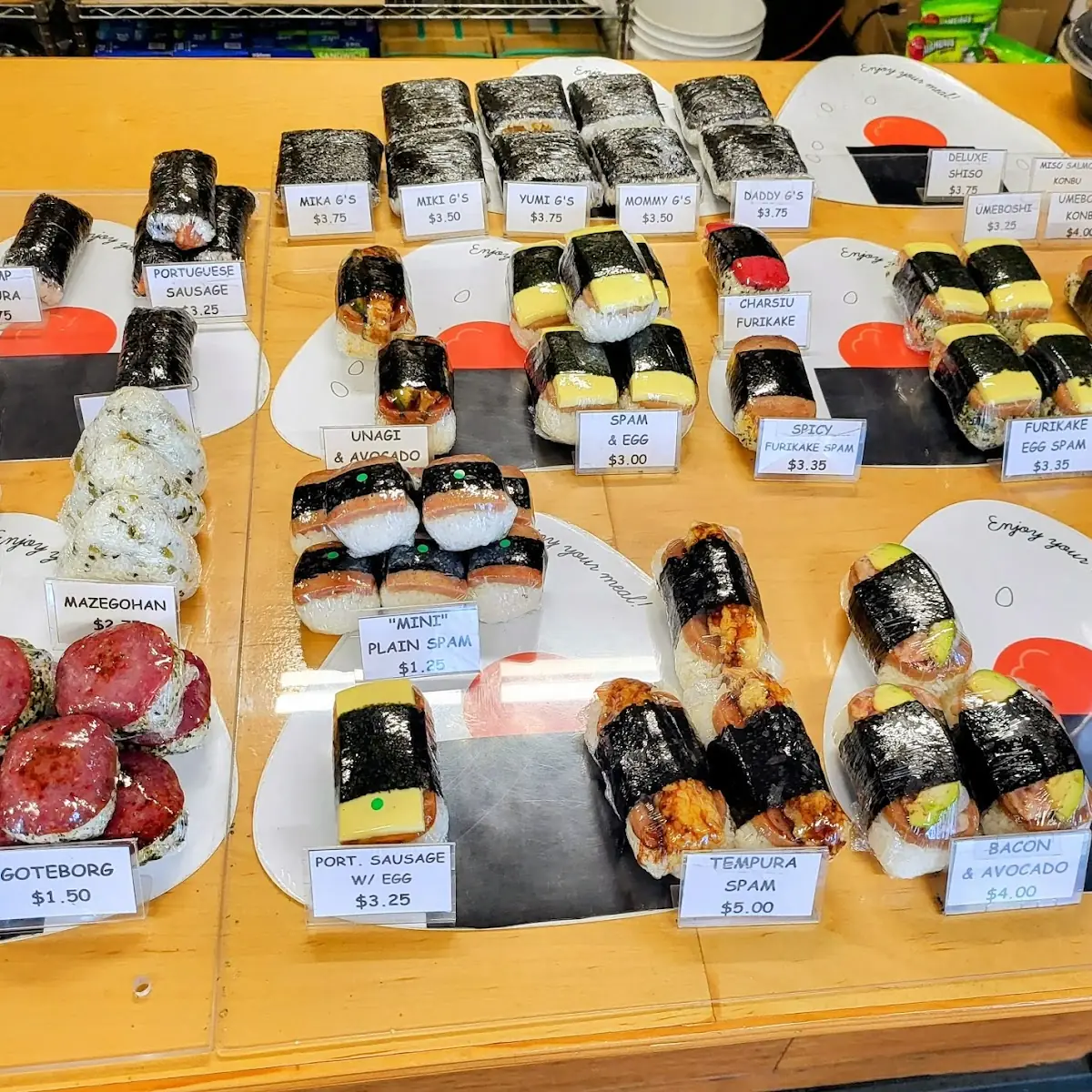 Spam Musubi Platter