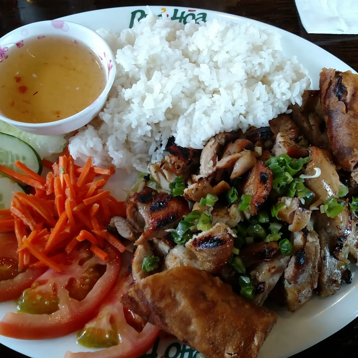 - Grilled Lemongrass Pork Chop Rice Plate