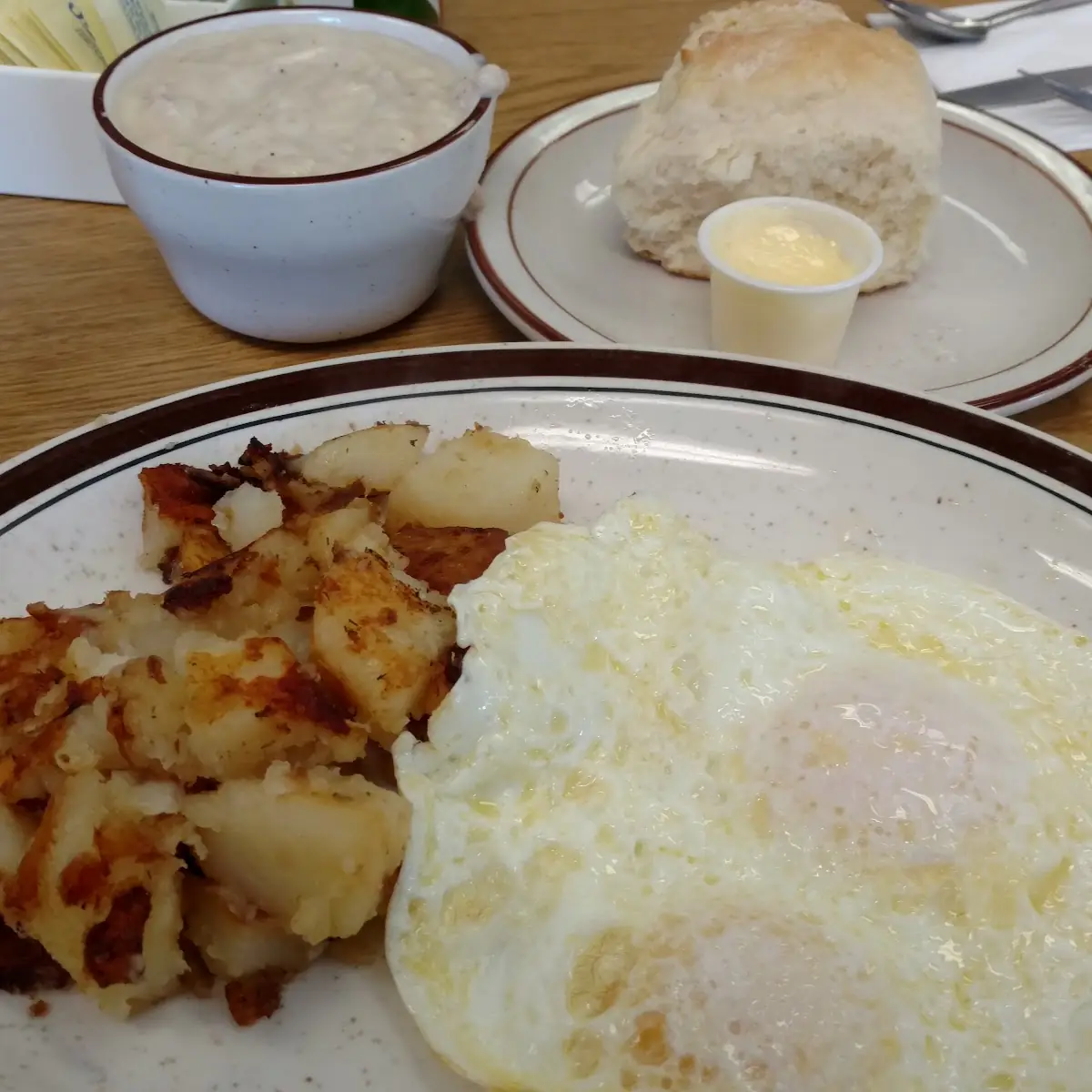 Eggs over Medium Home Fries