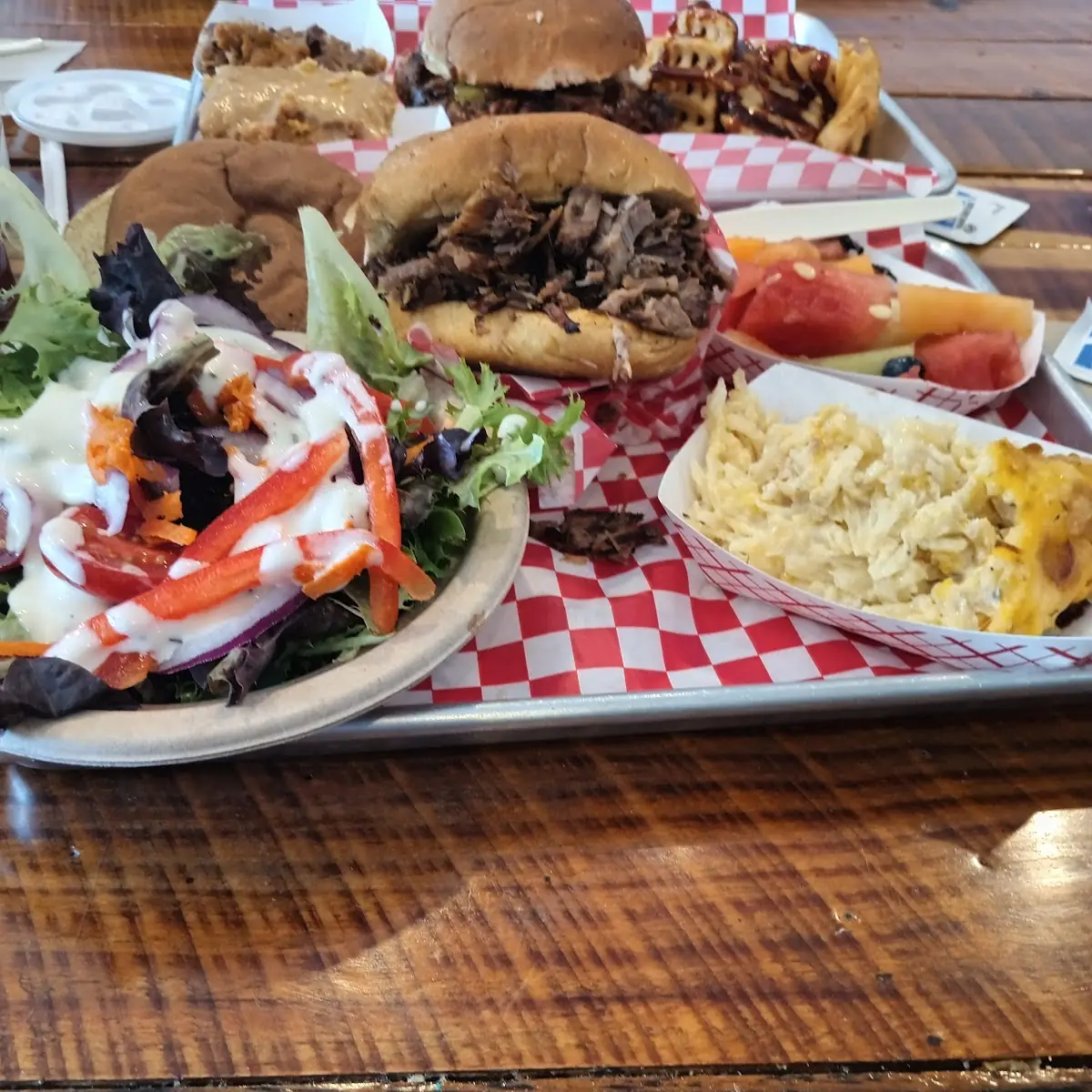 Brisket Sandwich Hash Brown Casserole Salad