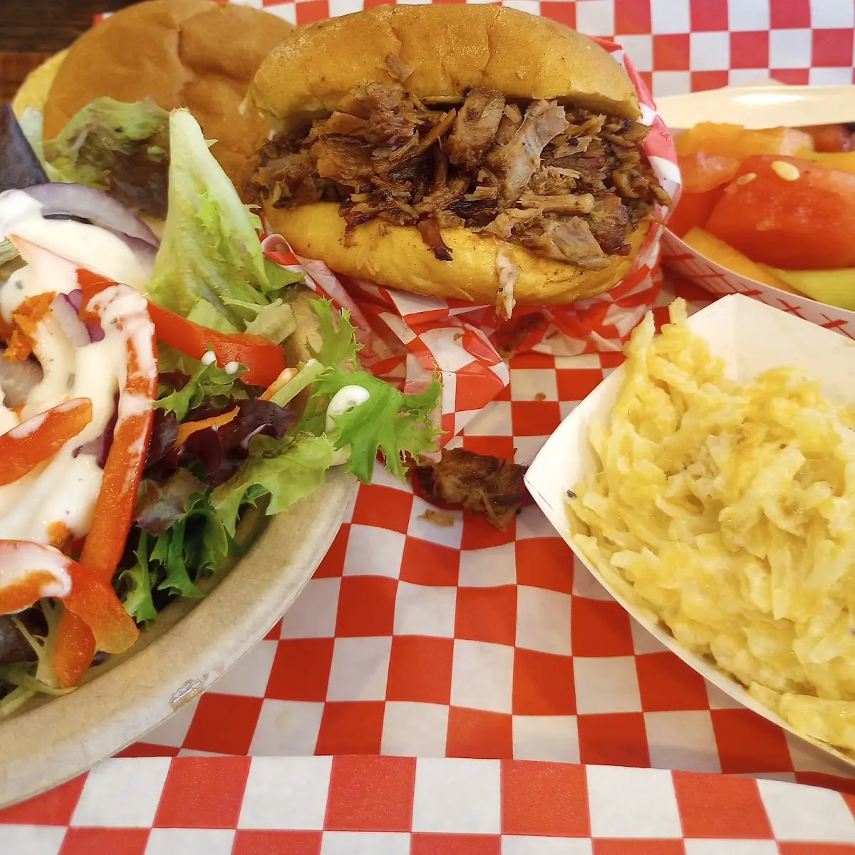 Chopped Brisket Sandwich