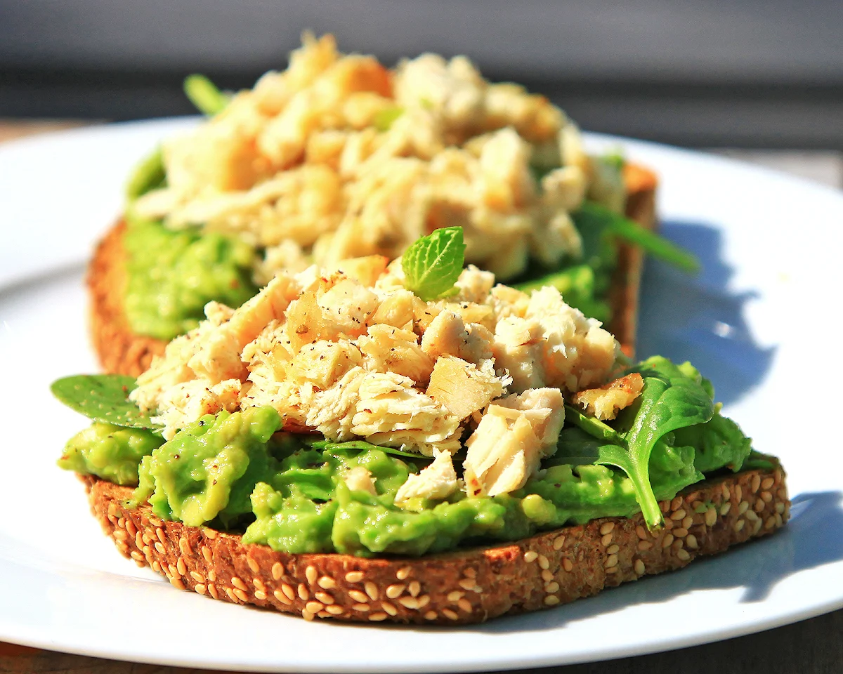 Chicken Avocado Toasts