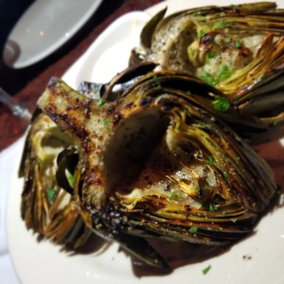Grilled Artichokes with Dipping Sauce