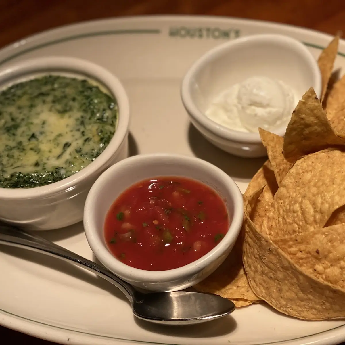 Spinach and Artichoke Dip with Tortilla Chips