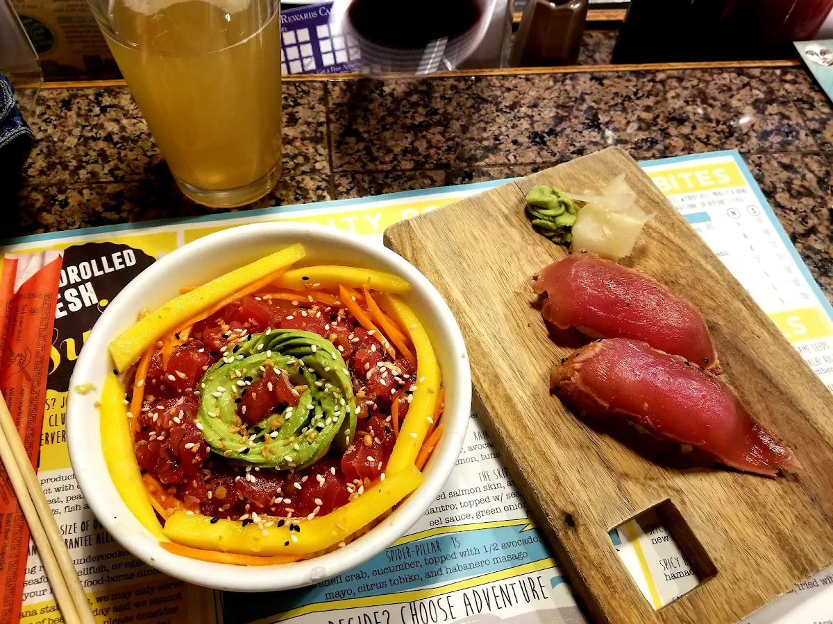 Tuna Poke & Seared Nigiri