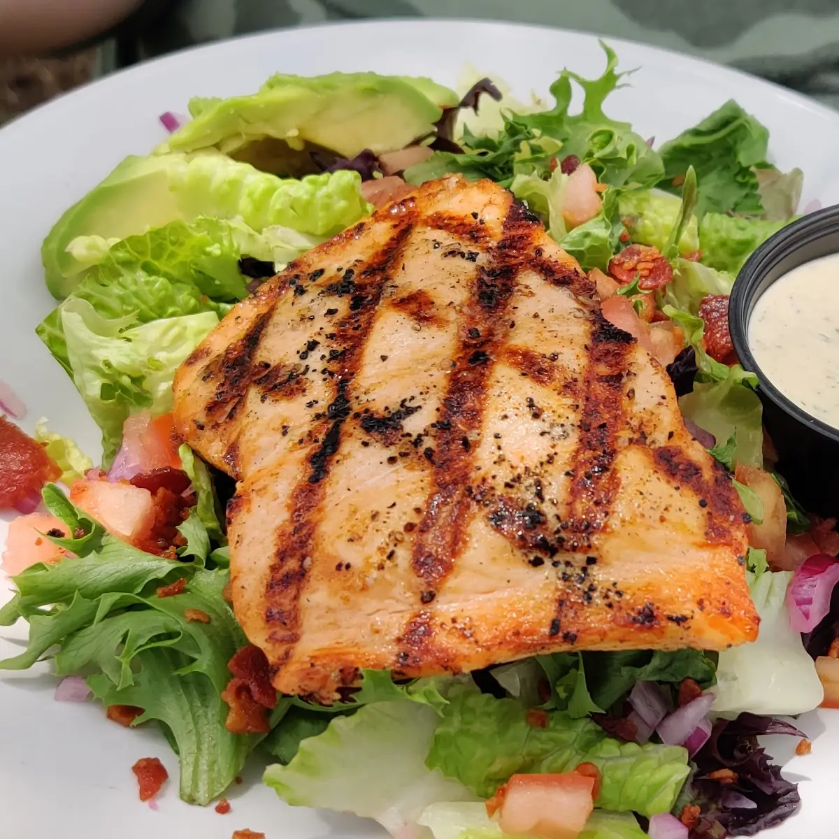 Salmon blt Salad