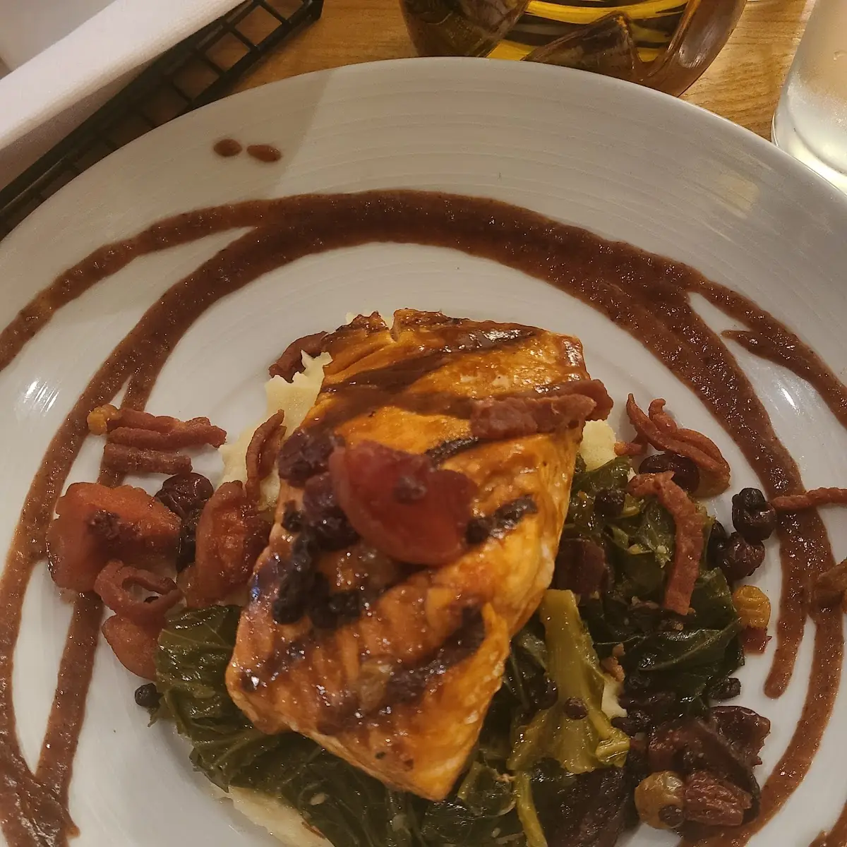 Bourbon Glazed Salmon