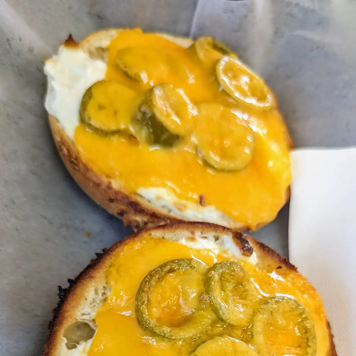 Jalapeno Cream Cheese Bagel