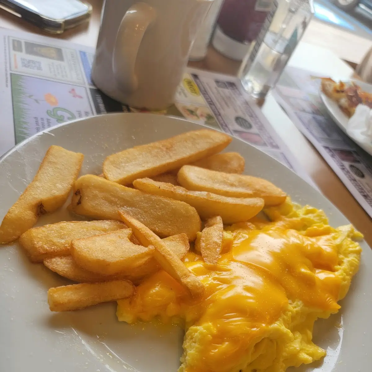 Cheese Omelette Fries