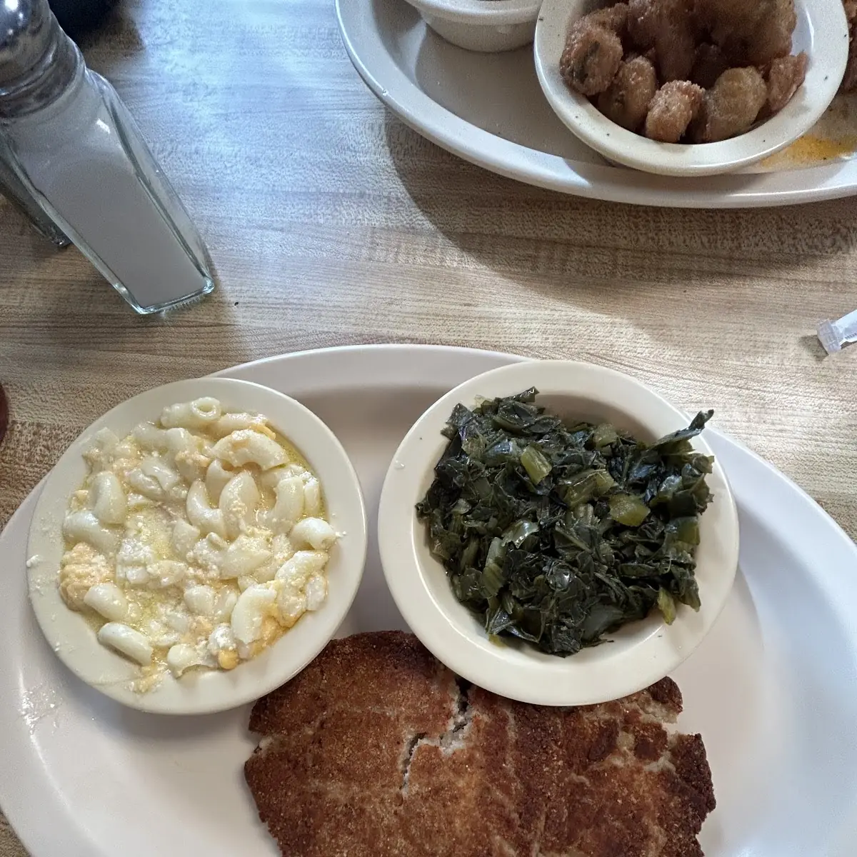 Mac N Cheese and Greens