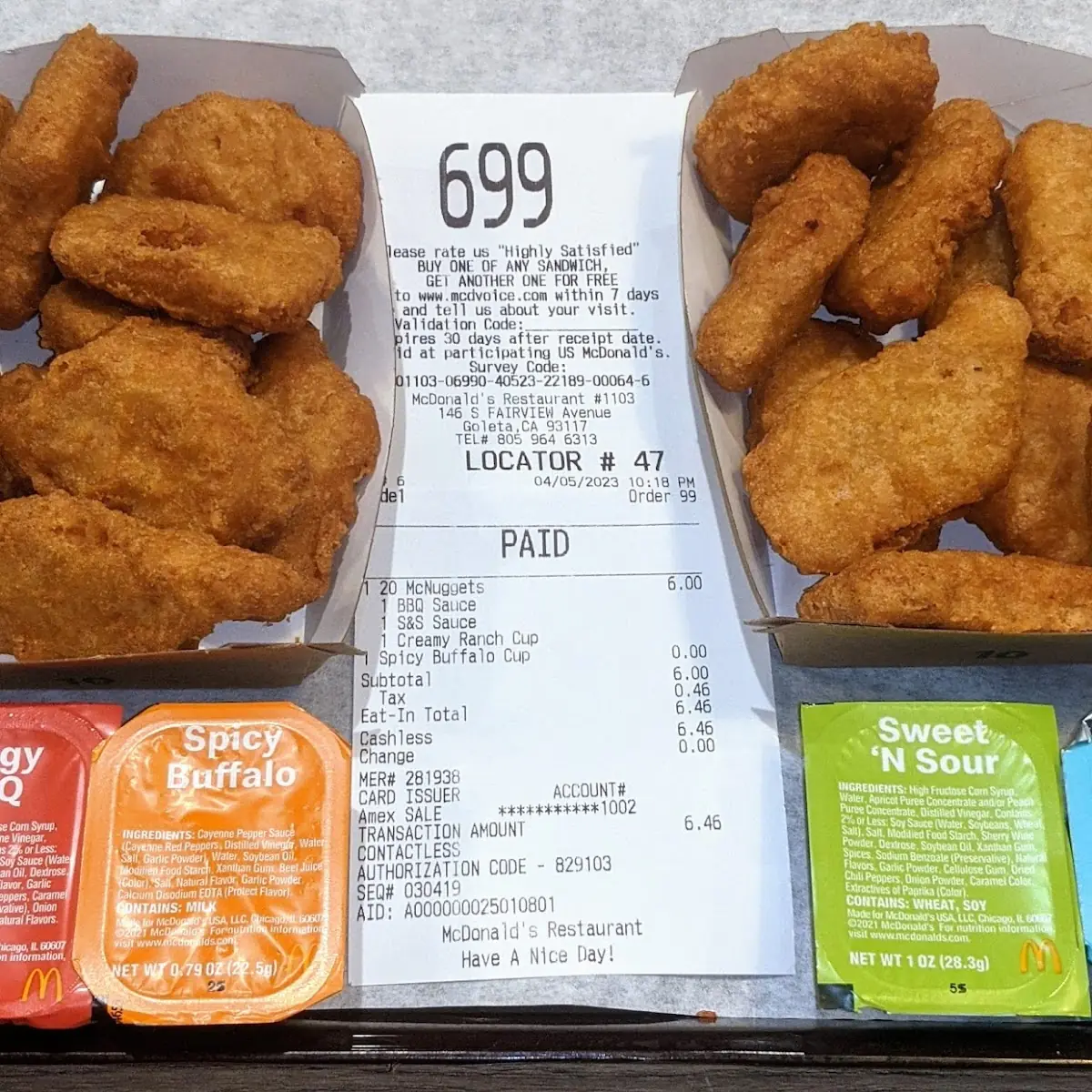 20 Piece Mcnuggets
