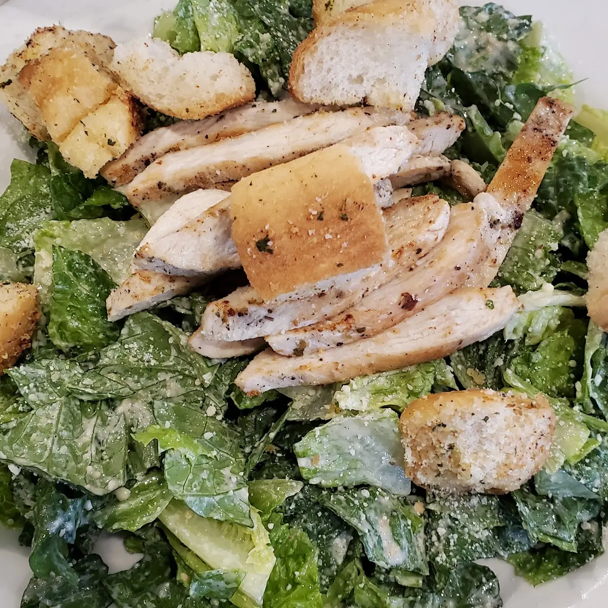 Grilled Catfish Caesar Salad