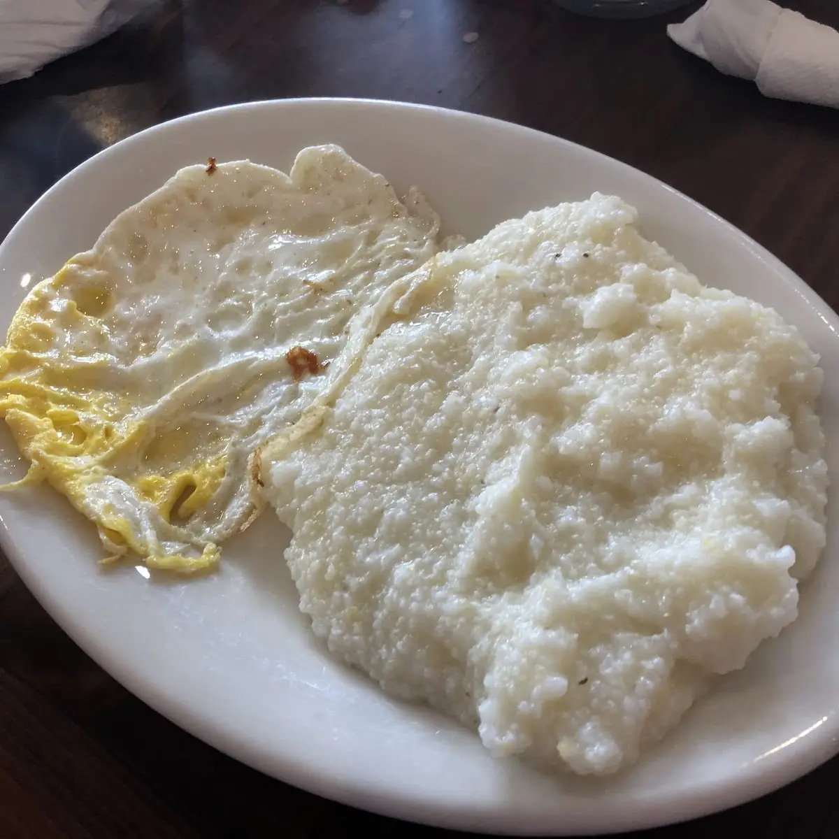 Grits with American Cheese