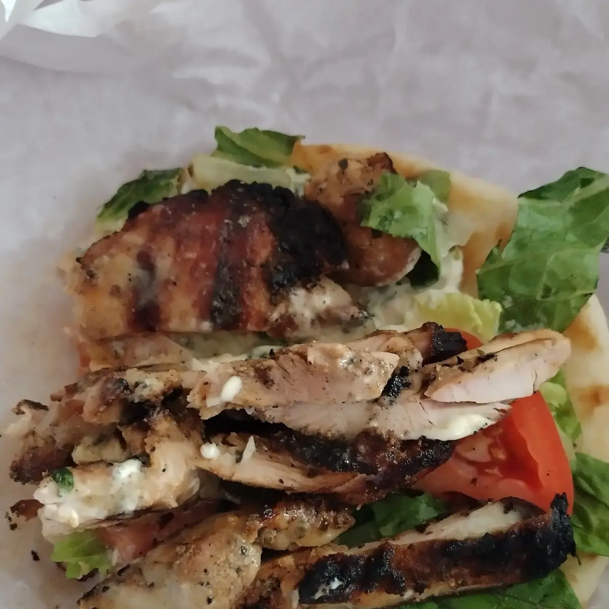 Grilled Chicken Pita