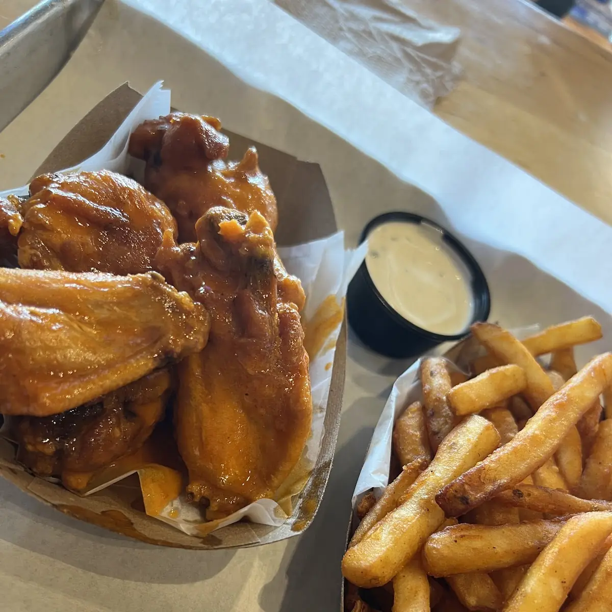 Mango Habanero Bone in Wings Combo