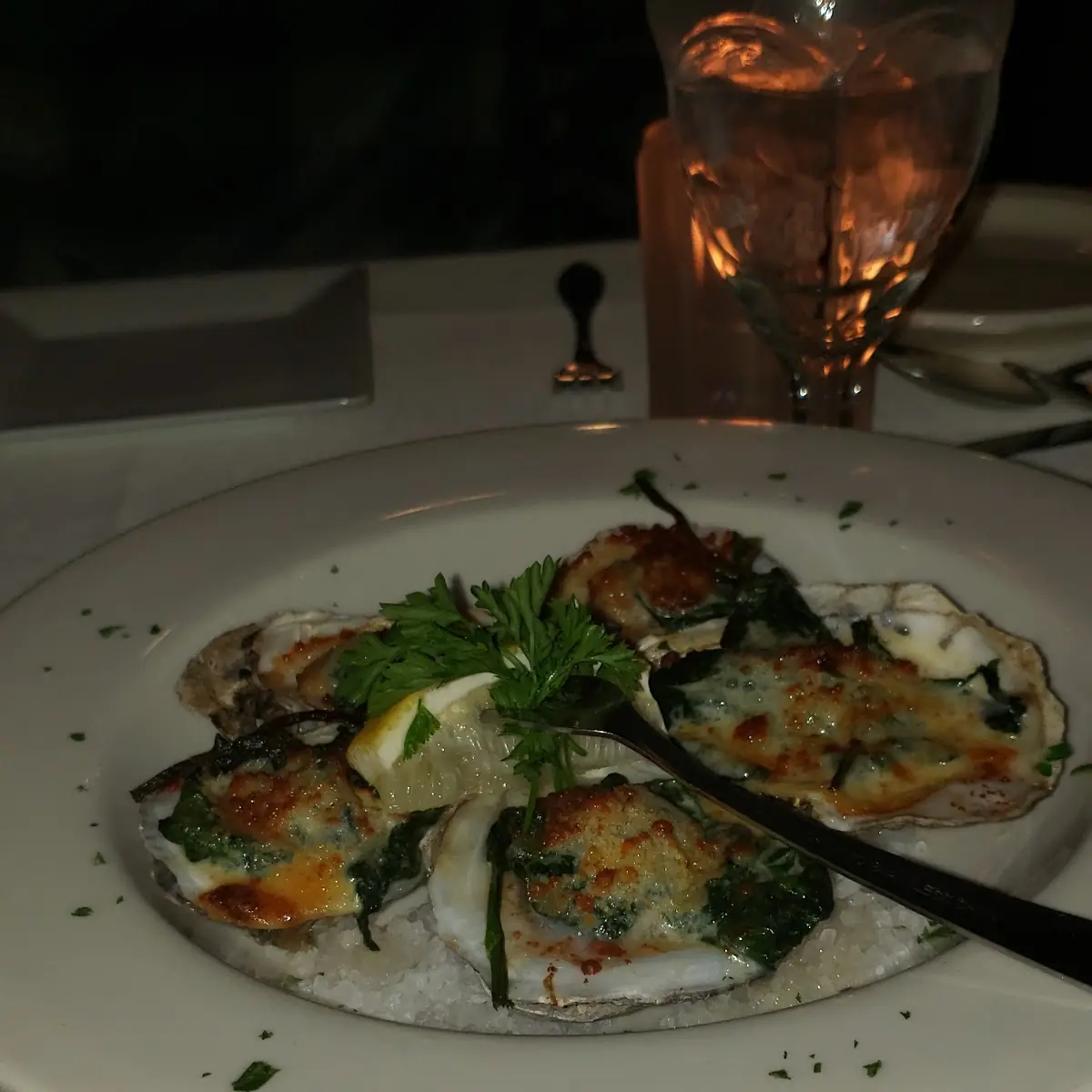 Oysters Rockefeller