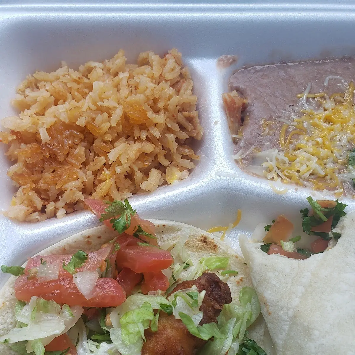 2 Cod Fish Tacos