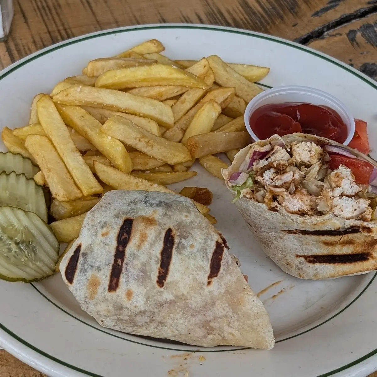 Blackened Chicken Wrap