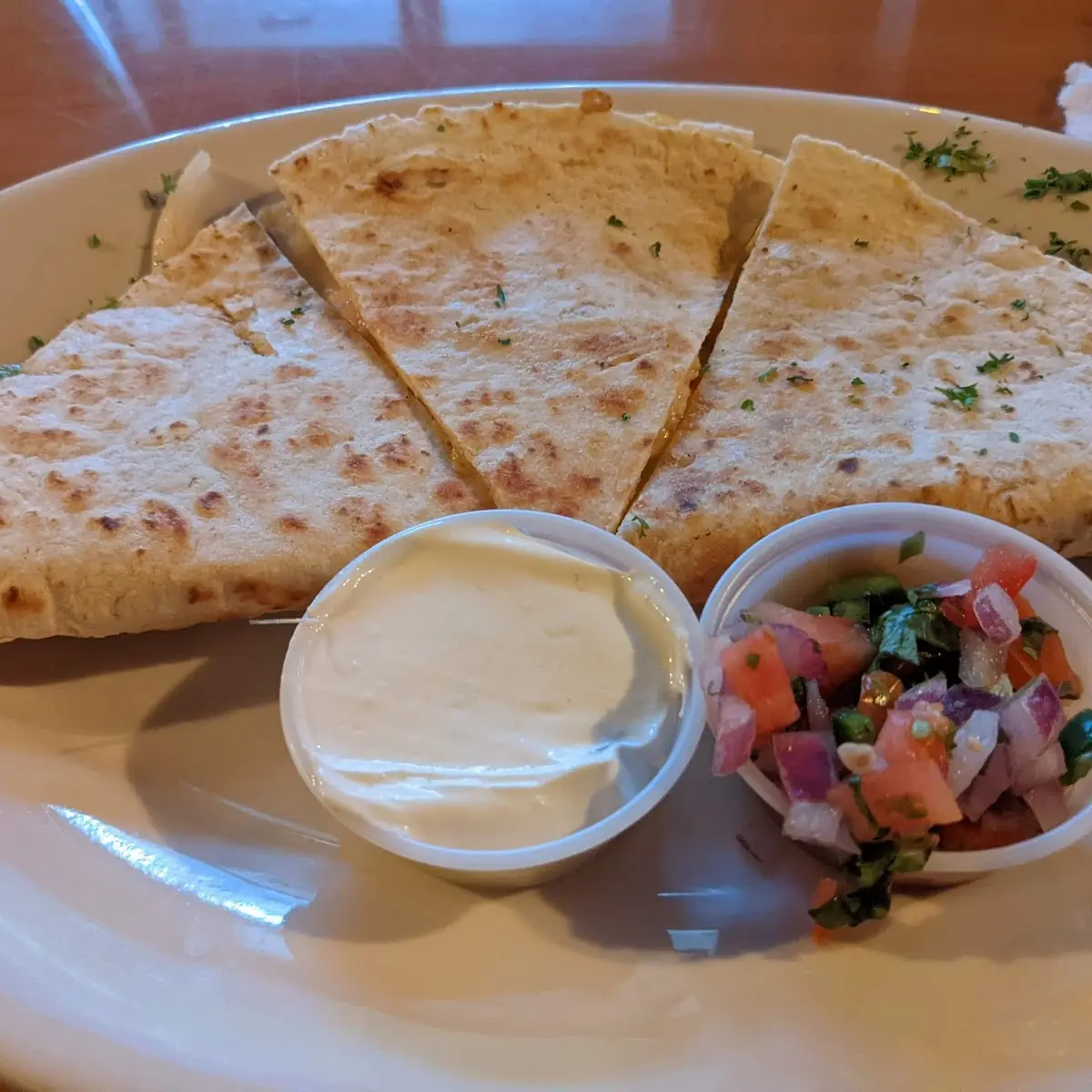 Grilled Chicken Quesadilla
