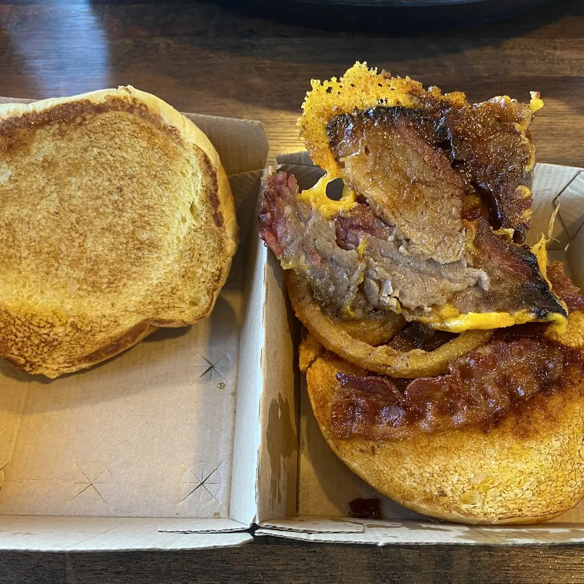 Bourbon BBQ Brisket Sandwich