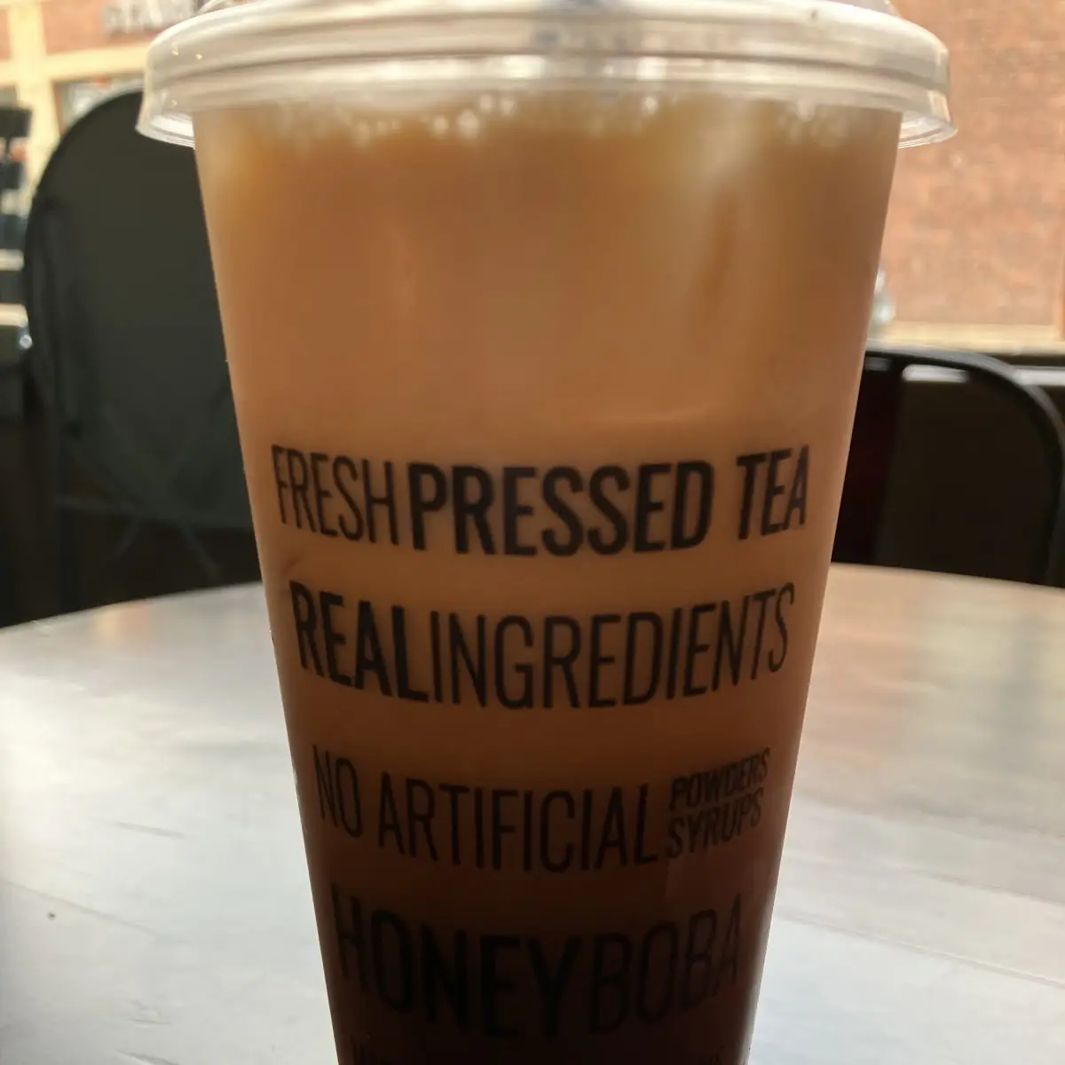 Thai Iced Tea with Lychee