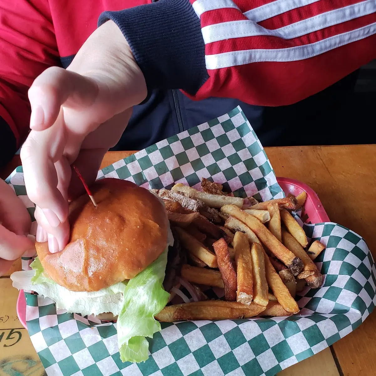 Burger and Fries