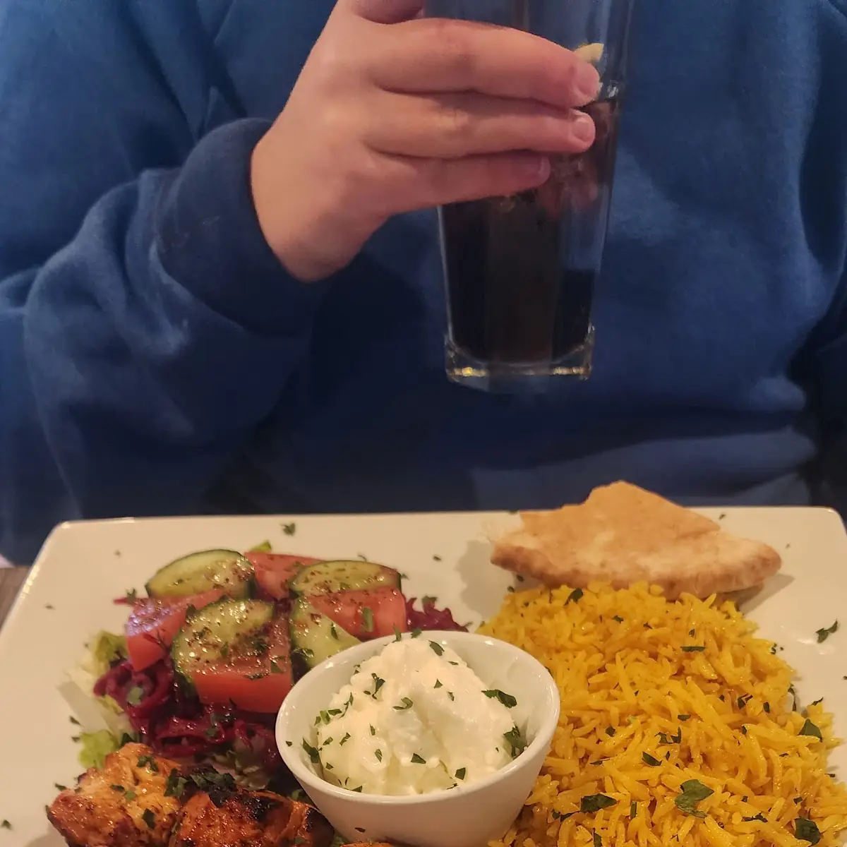 Lamb Kebab Platter