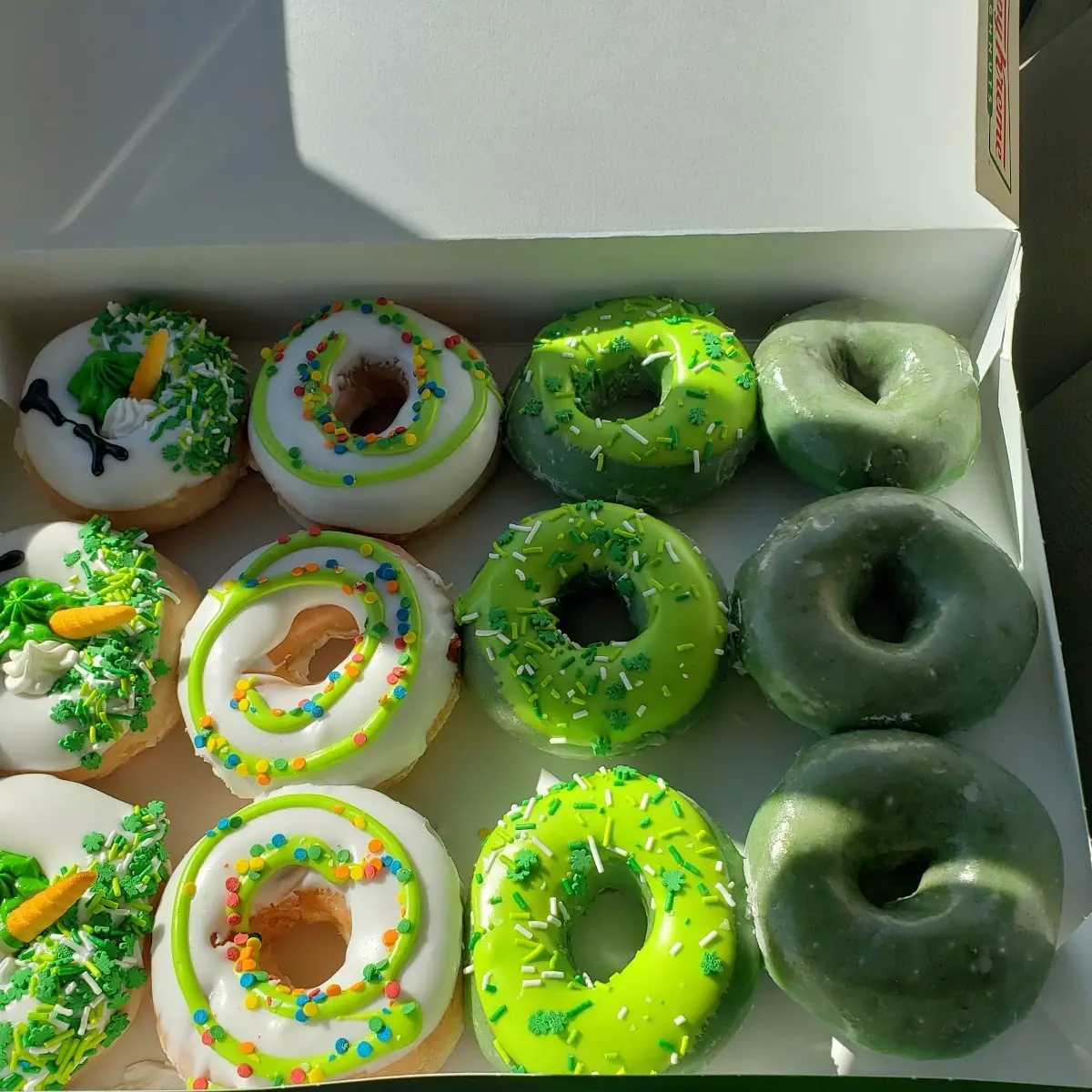 St Patrick's Day Donuts