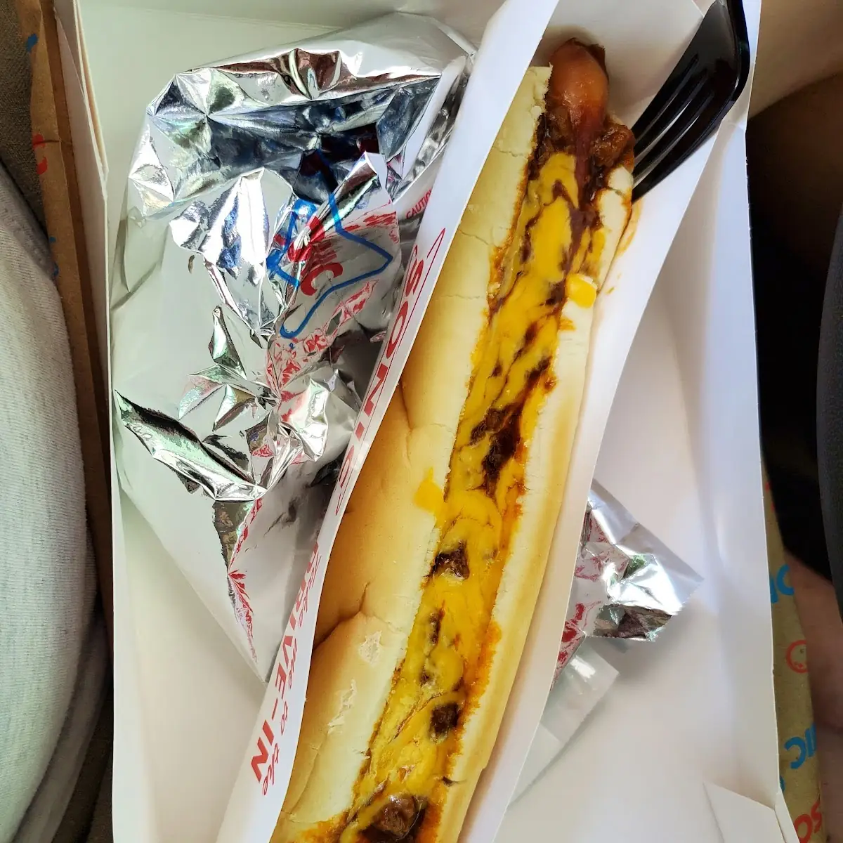 Foot Long Chilli Cheese Dog