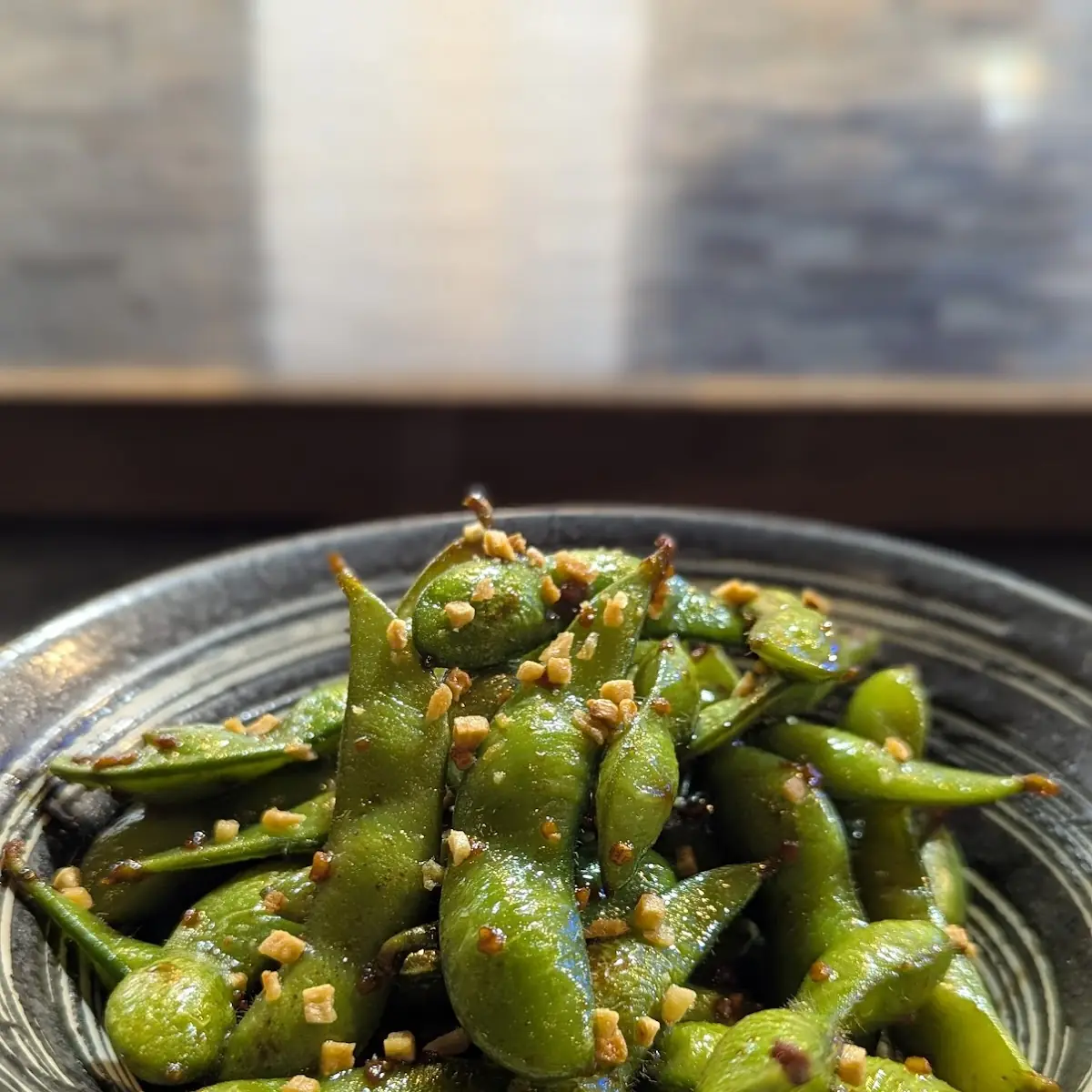 Garlic Edamame