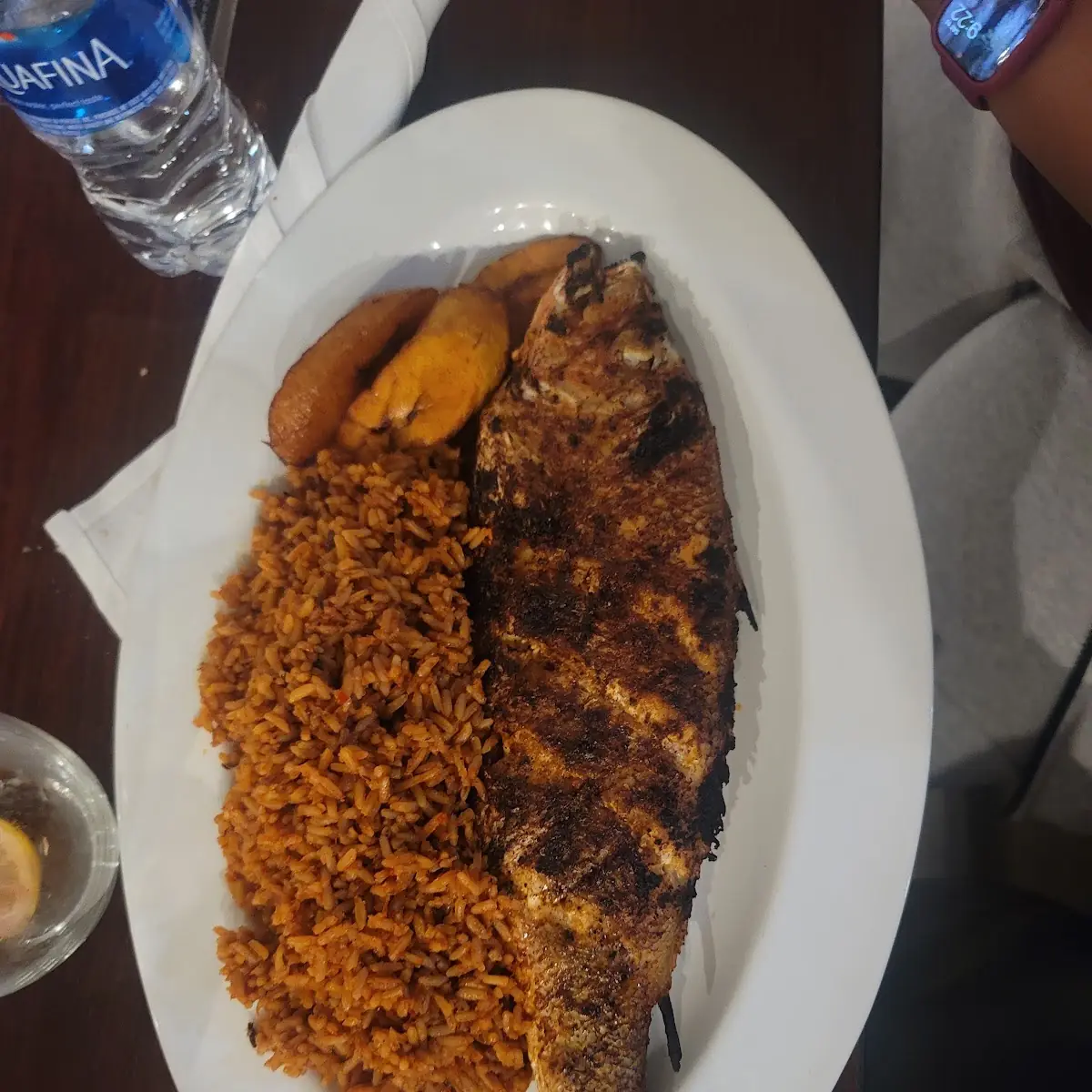 Jollof Rice with Fried Fish