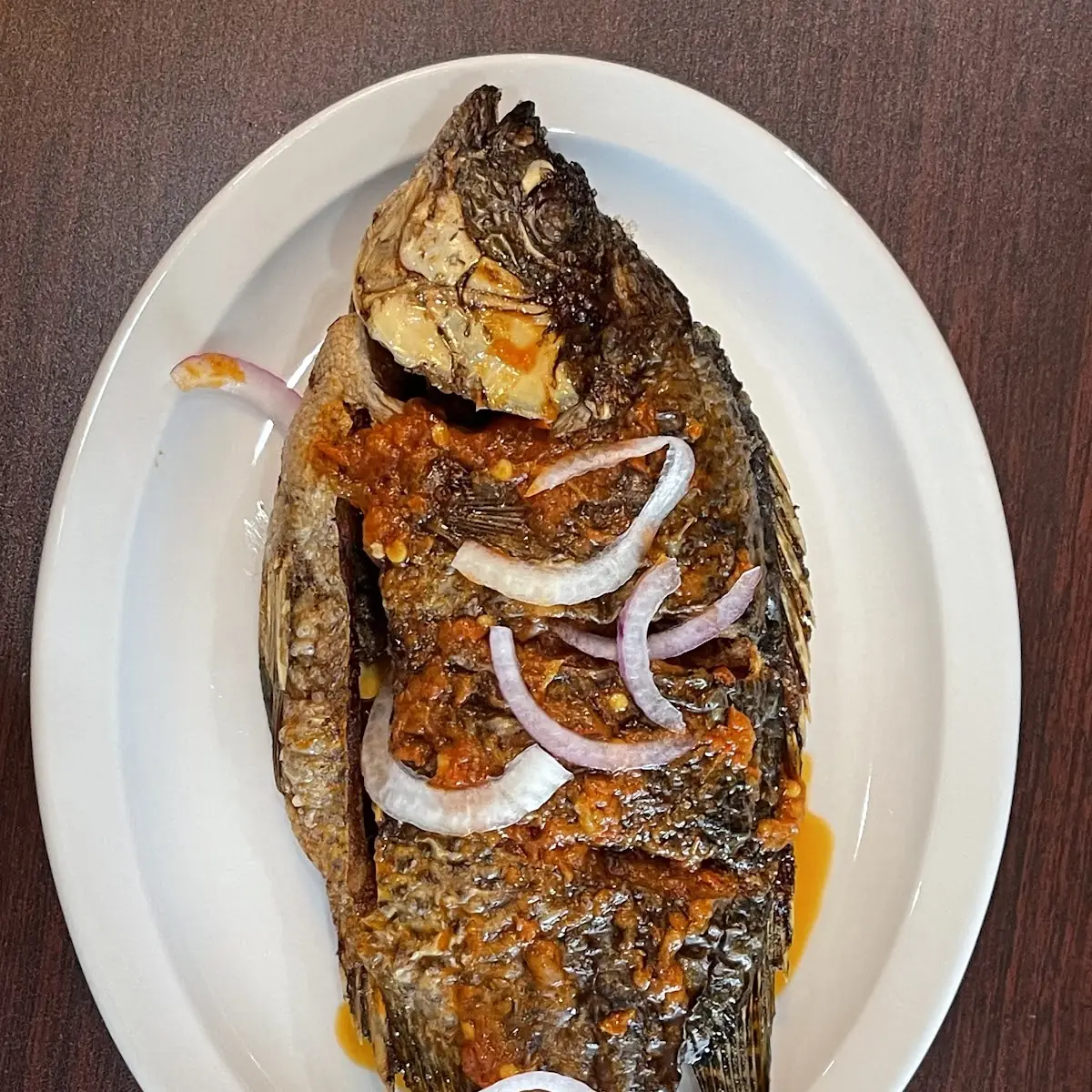 Whole Grilled Tilapia Fish